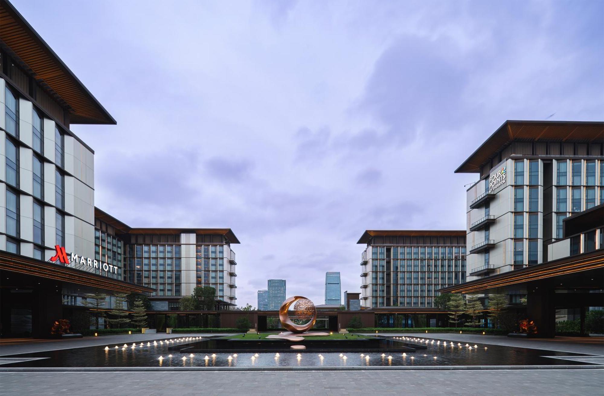 Element Guangzhou Baiyun Hotell Exteriör bild