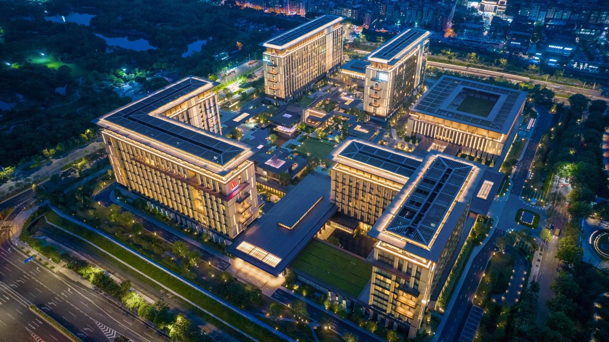 Element Guangzhou Baiyun Hotell Exteriör bild